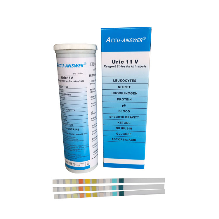 Factory hot sale urine test strips urine reagent strips 11 parameters